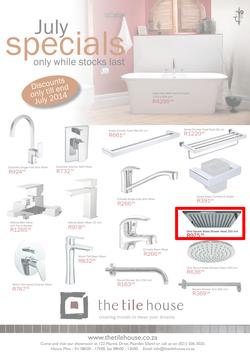 The Tile House : July Specials (1 Jul - 31 Jul 2014), page 1