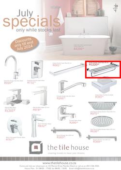 The Tile House : July Specials (1 Jul - 31 Jul 2014), page 1