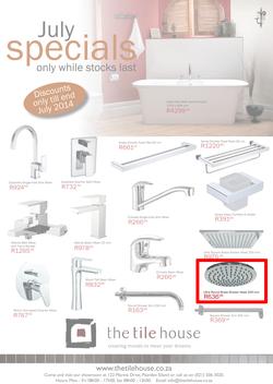 The Tile House : July Specials (1 Jul - 31 Jul 2014), page 1