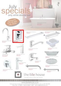 The Tile House : July Specials (1 Jul - 31 Jul 2014), page 1
