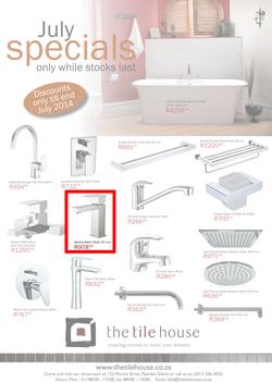 The Tile House : July Specials (1 Jul - 31 Jul 2014), page 1