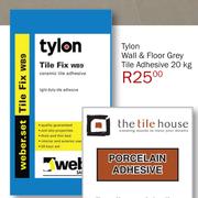 Tylon Wall & Floor Grey Tile Adhesive-20kg