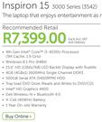 Dell Inspiron 15 3000 Series i3-4030U Notebook