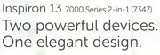 Dell Inspiron 13 7000 Series 2 In 1(7347) i3-4010 Notebook