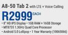 Lenovo A8-50 Tab 2 With LTE + Voice Calling + Phishield-Each 