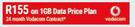 Lenovo Tab 2 A7-30 Tablet LTE + Phishield-On 1GB Data Price Plan