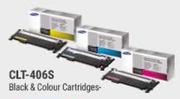 Samsung CLT-406S Black And Colour Cartridges-Each