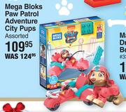 Paw Patrol Mega Bloks Adventure City Pups Assorted