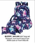 Skyler Kids Bag Set 829099