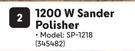 Ryobi 800W Belt Sander Polisher 345482