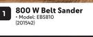 Ryobi 800W Belt Sander 201542
