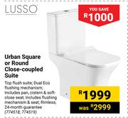 Lusso Urban Square Or Round Close-Coupled Suite 774518, 774519