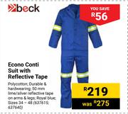 Beck Econo Conti Suit With Reflective Tape 637615, 637640