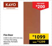 Kayo Fire Door 30051