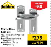 Builders 2-Lever Avril Lock Set 779454