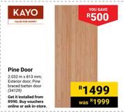 Kayo Pine Door 34129