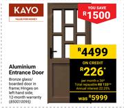 Kayo Aluminium Entrance Door 850010095