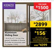 Kenzo Aluminium Sliding Door 2500