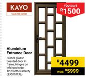 Kayo Aluminium Entrance Door 850010136