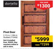 Dortello Pivot Door 713498
