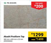 PG Bison Akashi Postform Top