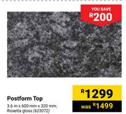 Postform Top