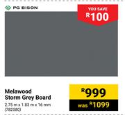 PG Bison Melawood Storm Grey Board