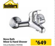 Builders Nova Bath Mixer & Hand Shower