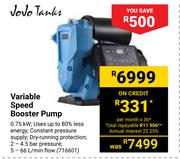 JoJo Tanks Variable Speed Booster Pump