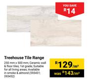 Treehouse Tile Range-250mm x 500mm Per Sqm