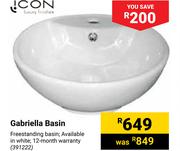 Icon Gabriella Basin