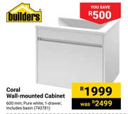 Builders Coarl Wall Mounted Cabinet