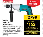Makita 720W 13mm Impact Drill 124093
