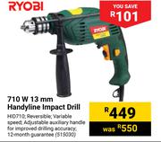 Ryobi 710W 13mm Handyline Impact Drill 515030