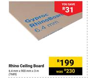 Rhino Ceiling Board 7689-6.4mm X 900mm X 3m