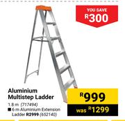 Aluminium Multistep Ladder 717494-1.8m