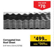 Corrugated Iron Roof Sheet-Each