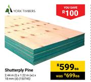 York Timbers Shutterply Pine-Each
