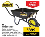 builders 65L Wheelbarrow