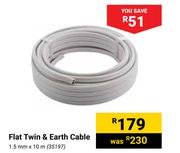 Flat Twin & Earth Cable
