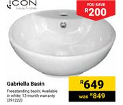 Icon Gabriella Basin