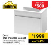 Builders Coral Wall Mounted Cabinet