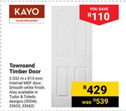 Kayo Townsend Timber Door 30046, 33655, 33660
