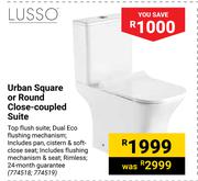 Lusso Urban Square Or Round Close-Coupled Suite 774518, 774519