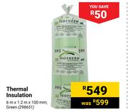 Thermal Insulation Green 298651-6m X 1.2m X 100mm 