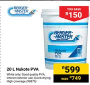 Berger Master Nukote PVA 98879-20Ltr