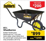 Builders Wheelbarrow 467570 -65Ltr