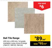 Bali Tile Range 784137, 784133, 784124-Per m²