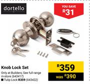 Dortello Knob Lock Set