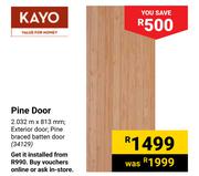 Kayo Pine Door